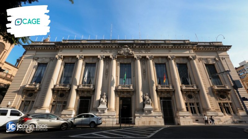 Concurso da Cage RS: Palácio Piratini, sede do governo gaúcho - Foto: Divulgação