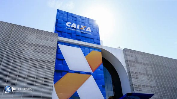 Concurso da Caixa: fachada de agência da instituição financeira