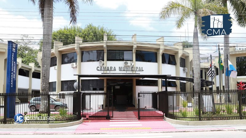 Concurso da Câmara Municipal de Arujá SP: sede do Legislativo
