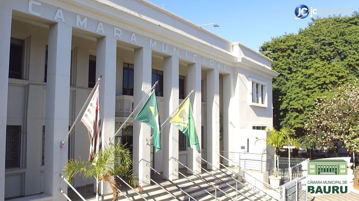 Concurso da Câmara de Bauru SP: sede do Legislativo - Divulgação