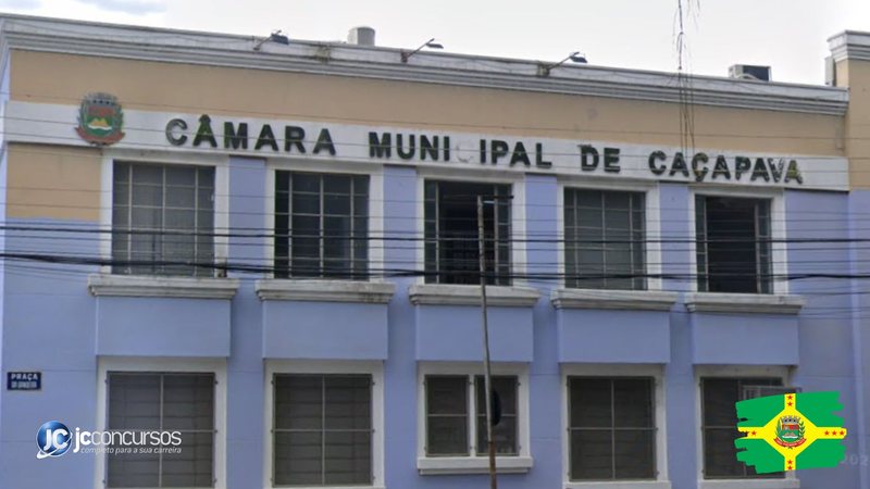 Concurso da Câmara de Caçapava SP: sede do Legislativo
