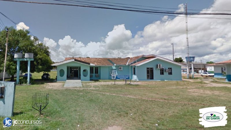 Concurso da Câmara de Cantá RR: sede do Legislativo