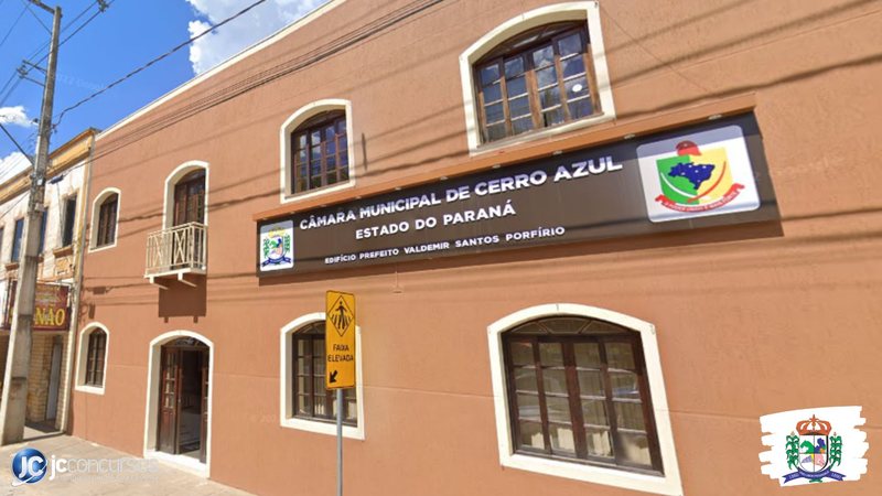 Concurso da Câmara de Cerro Azul PR: sede do Legislativo