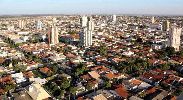 Concurso Câmara de Fernandópolis: cidade vista do alto - Divulgação/PM de Fernandópolis