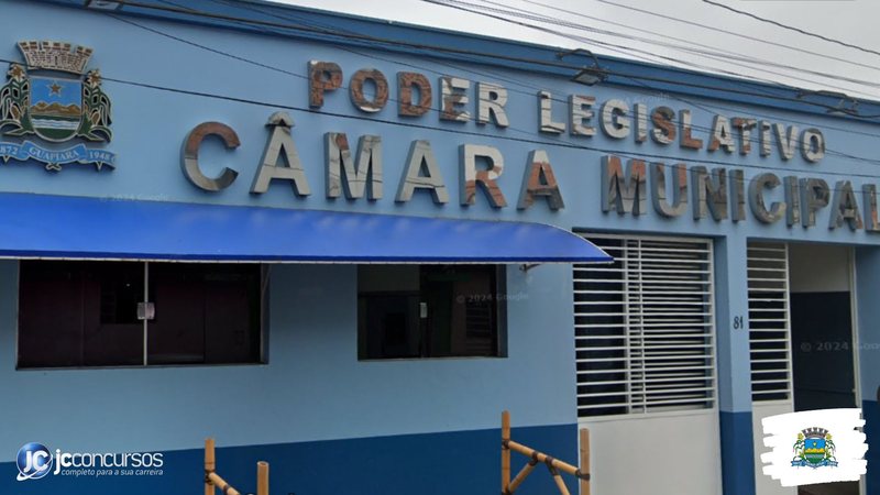 Concurso da Câmara de Guapiara SP: sede do Legislativo