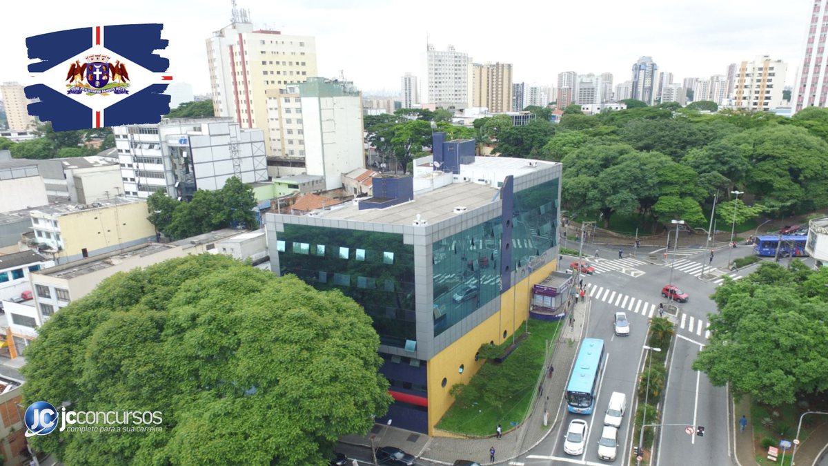 Concurso da Câmara de Guarulhos: vista aérea do prédio do Legislativo - Divulgação