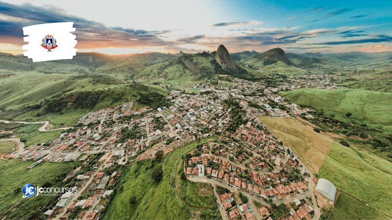 Concurso da Câmara de Itabirinha: vista aérea do município