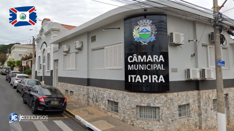 Concurso da Câmara Municipal de Itapira SP: sede do Legislativo