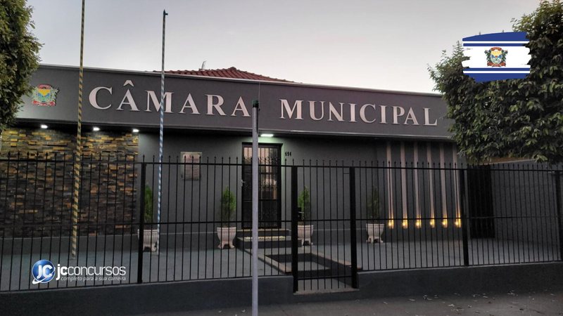 Concurso da Câmara Municipal de Jaborandi SP: sede do Legislativo