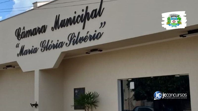 Concurso da Câmara de Nova Luzitânia: fachada da sede do Legislativo