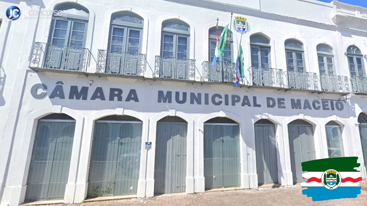 None - Concurso Câmara Municipal de Maceió AL: sede da Câmara de Alagoas: Divulgação