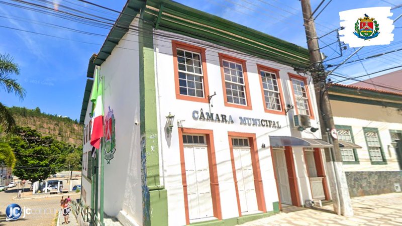 Processo seletivo da Câmara de Paraibuna SP: sede do Legislativo - Google Street View