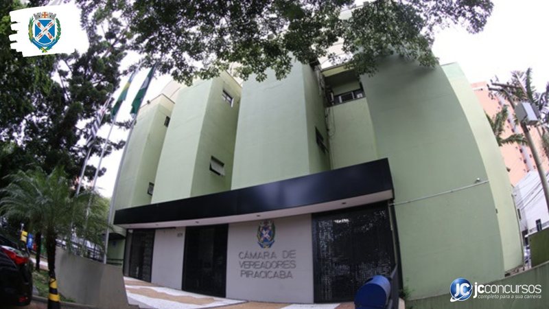 Concurso da Câmara de Piracicaba SP: sede do Legislativo - Divulgação