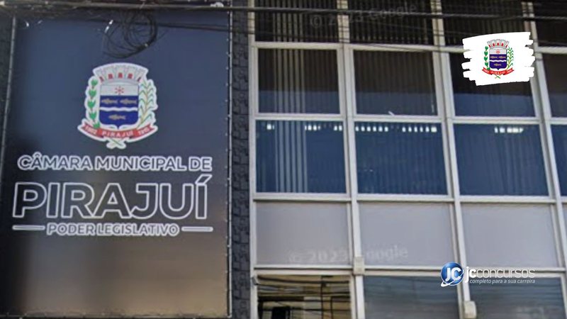 Concurso da Câmara Municipal de Pirajuí: fachada do Legislativo