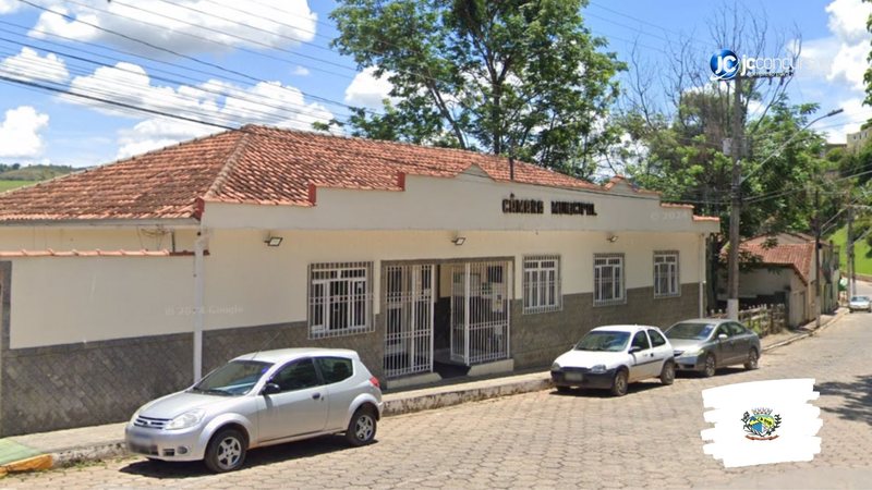Concurso da Câmara de Piranguçu: sede do Poder Legislativo - Foto: Google Street View