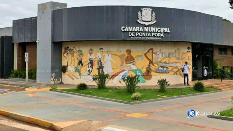 Concurso da Câmara de Ponta Porã: sede do Poder Legislativo