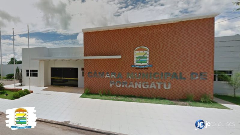 Concurso da Câmara de Porangatu GO: sede do Legislativo