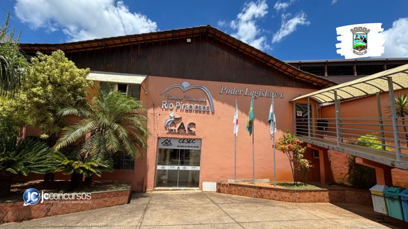 Concurso da Câmara de Rio Piracicaba MG: sede do Legislativo