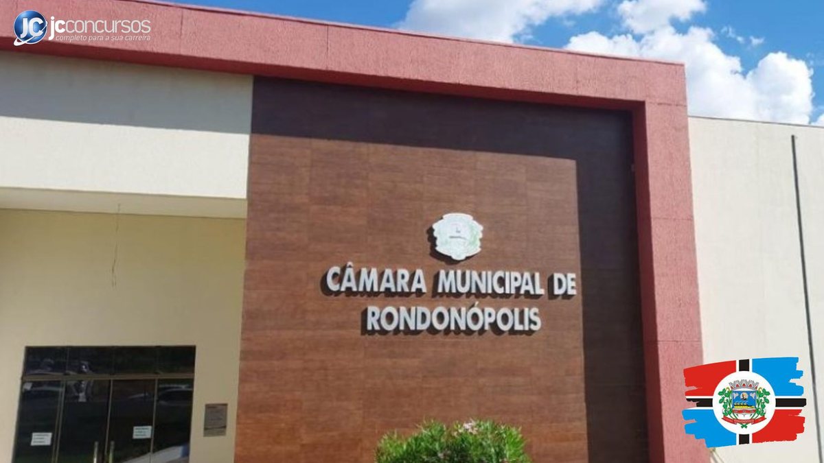 Concurso da Câmara de Rondonópolis MT: sede do Legislativo - Divulgação