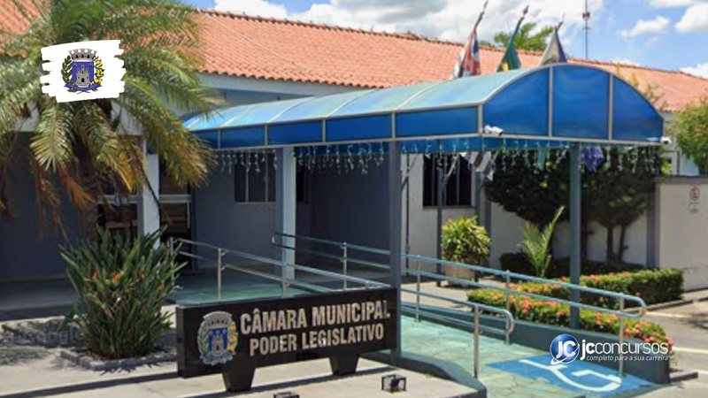 Concurso da Câmara Municipal de Tabapuã: fachada do Legislativo