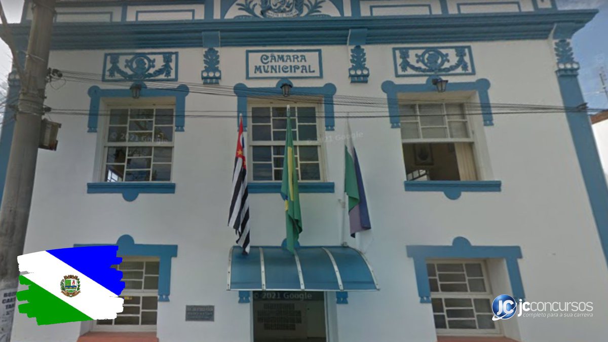 Concurso da Câmara de Tremembé: fachada do prédio do Legislativo - Google Street View