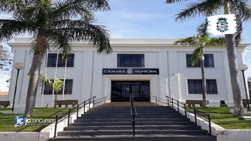 Concurso da Câmara de Tupi Paulista: fachada do Legislativo