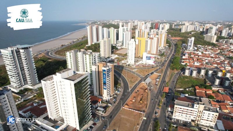 Concurso do CAU MA: vista aérea de São Luís, onde fica a sede do órgão - Foto: Divulgação/Governo do Maranhão