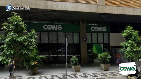 Concurso da Cemig: fachada do prédio da Companhia Energética de Minas Gerais - Google Street View