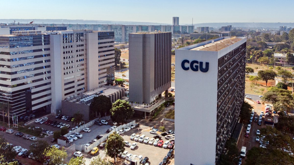 Concurso CGU: vista aérea do edifício sede da Controladoria-Geral da União