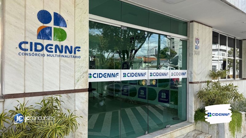 Concurso Cidennf: fachada da sede do Consórcio - Divulgação