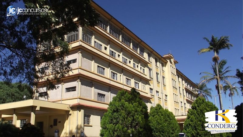 Processo seletivo da Coderg SP: prédio do Hospital Regional de Divinolândia