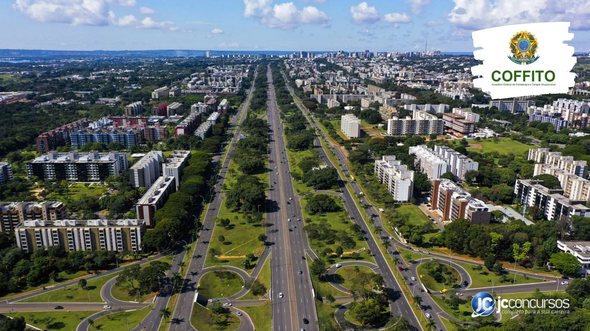 Concurso do Coffito: vista panorâmica de Brasília, onde fica a sede do órgão - EBC
