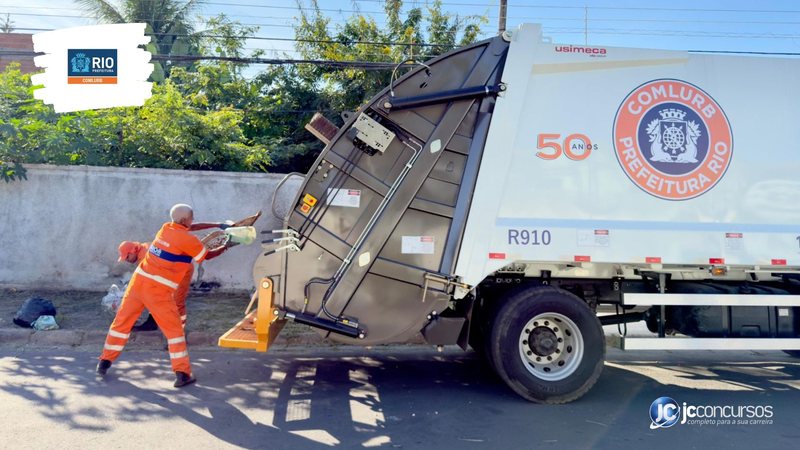 Processo seletivo da Comlurb: empresa vai ganhar reforço de pessoal para limpeza urbana - Foto: Divulgação