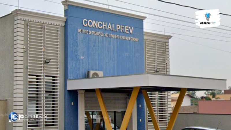 Concurso do ConchalPrev: sede do Instituto de Previdência dos Servidores Municipais de Conchal