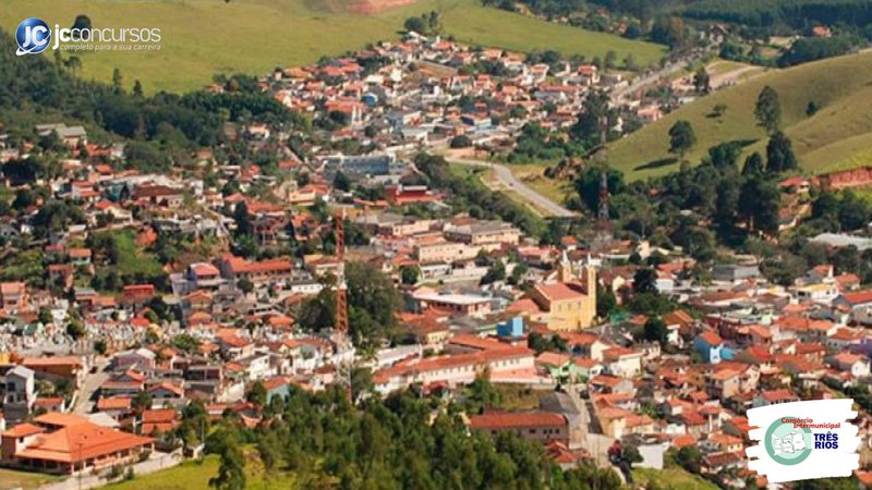 Processo seletivo do Consórcio Três Rios SP: vista aérea de Salesópolis, cidade atendida pelo Consórcio