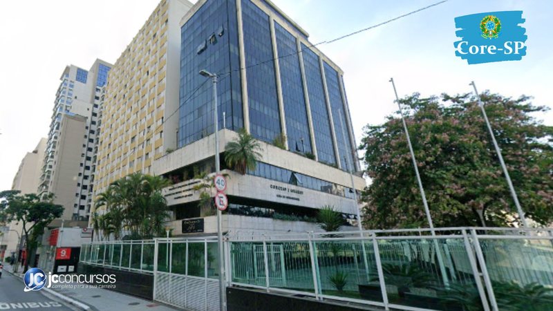 Concurso do Core SP: edifício-sede do órgão, na cidade de São Paulo - Google Street View