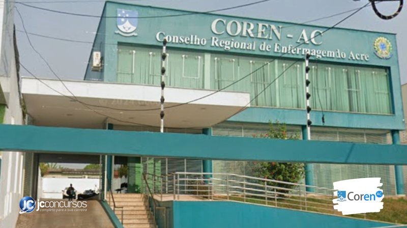 Concurso do Coren AC: prédio do Conselho Regional de Enfermagem do Acre - Google Street View