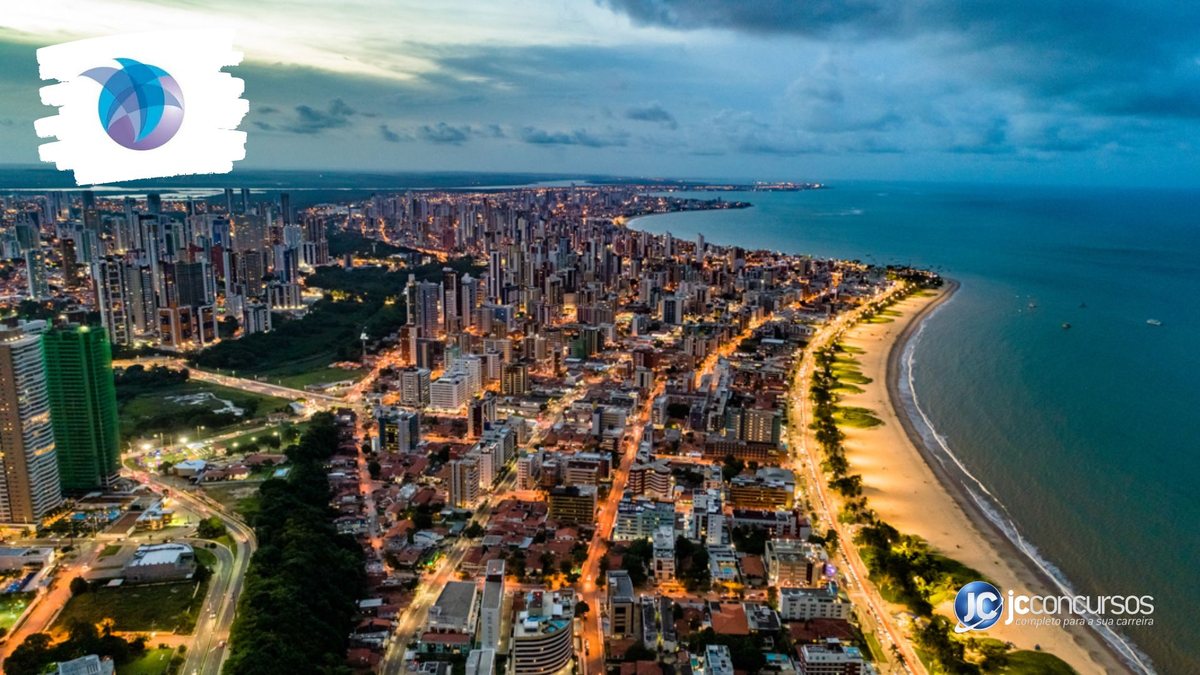 Concurso do CRB-15: vista aérea de João Pessoa, onde fica a sede do órgão - Foto: Marco Pimentel/PBTur