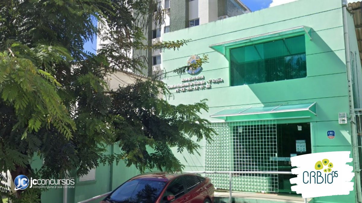 Concurso do CRBio 5: fachada da sede do Conselho Regional de Biologia da 5ª Região, em Recife/PE