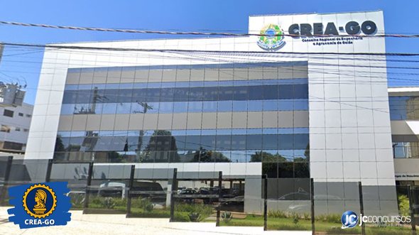 Concurso do CREA GO: fachada da sede do Conselho Regional de Engenharia e Agronomia de Goiás - Google Street View