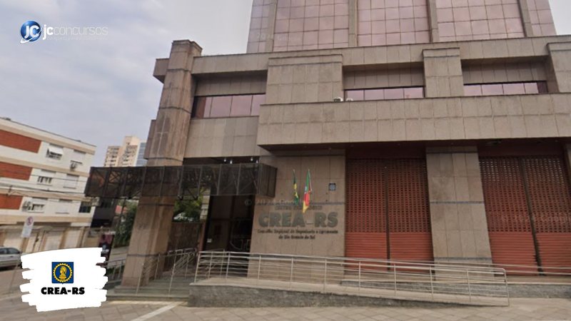 Concurso do Crea RS: edifício-sede da instituição, em Porto Alegre - Foto: Google Street View