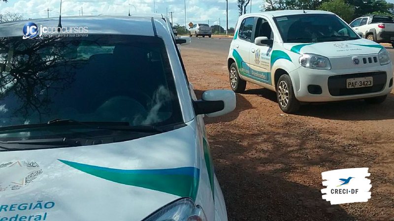 Concurso do Creci DF: veículos do Conselho Regional de Corretores de Imóveis da 8ª Região