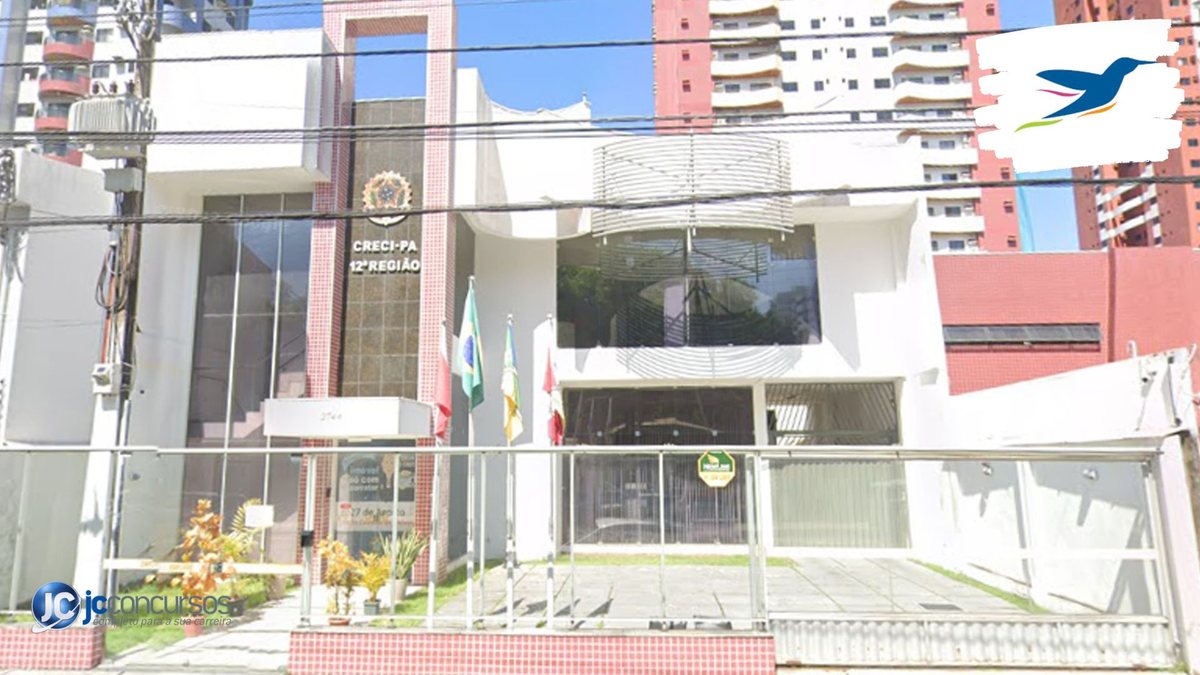 Processo seletivo do CRECI PA: sede do Conselho Regional de Corretores de Imóveis do Estado do Pará - Google Street View