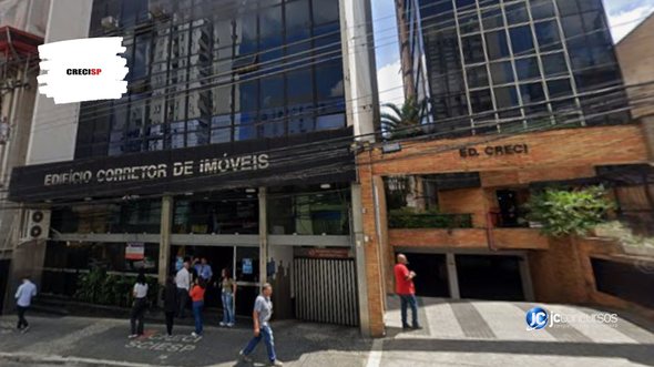 Concurso do Creci SP: edifício-sede da entidade, na capital paulista