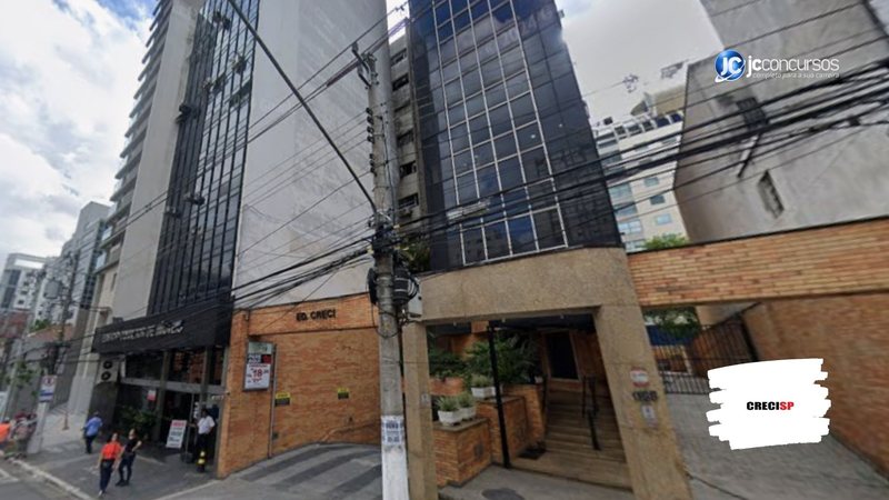 Concurso do Creci SP: edifício-sede da entidade, na capital paulista