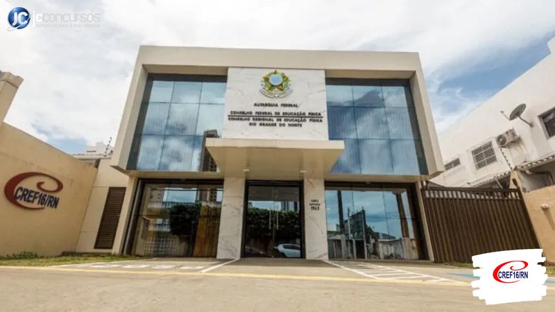 Concurso do CREF-16 RN: sede do Conselho Regional de Educação Física da 16ª Região - Divulgação