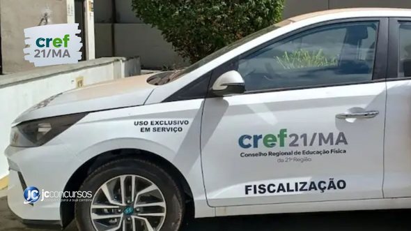 Concurso do CREF-21 MA: veículo do Conselho Regional de Educação Física da 21ª Região - Divulgação