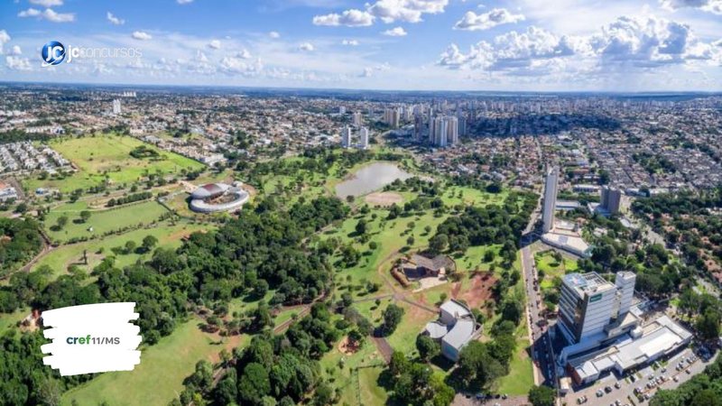 Concurso do Cref MS: vista panorâmica de Campo Grande, onde fica a sede da entidade - Foto: Governo Federal/MDR