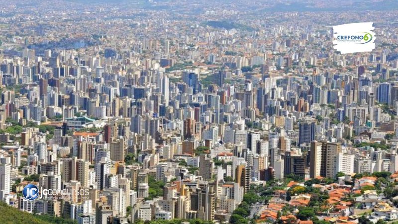 Concurso do Crefono-6: vista aérea da cidade de Belo Horizonte (MG) - Divulgação/ Prefeitura Belo Horizonte
