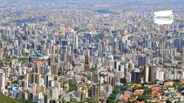 Concurso do Crefono-6: vista aérea da cidade de Belo Horizonte (MG) - Divulgação/ Prefeitura Belo Horizonte